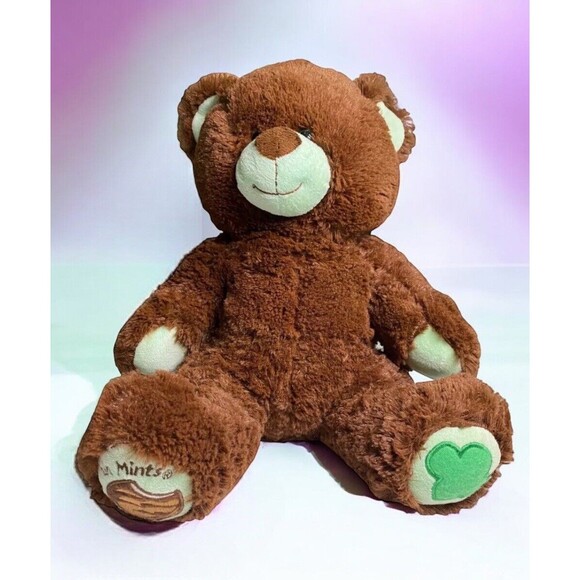 BUILD A BEAR GIRL SCOUTS Thin Mints Bear Plush Stuffed Animal 2013 Cookie - Picture 1 of 15